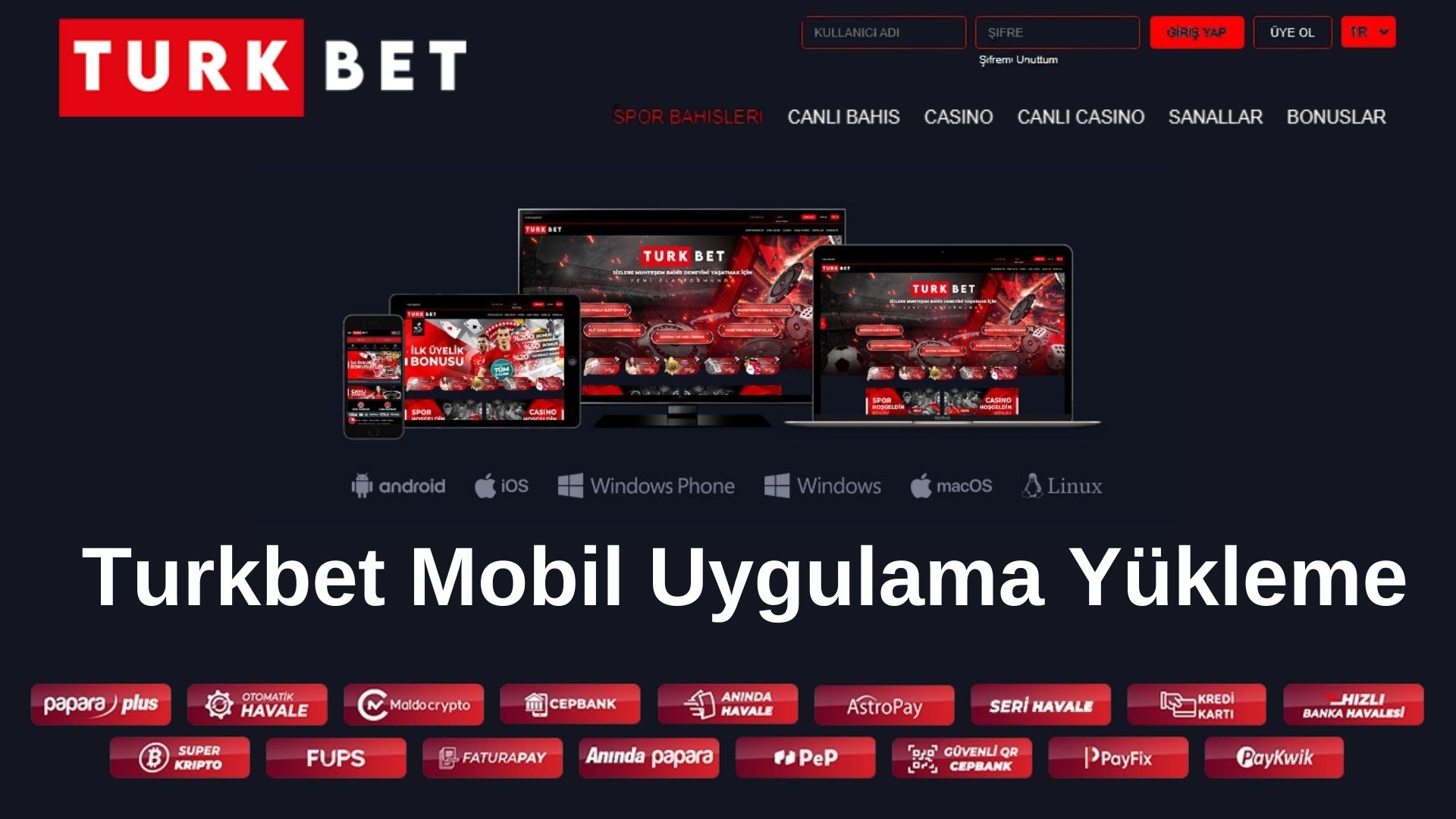 Turkbet Mobil Uygulama Yükleme